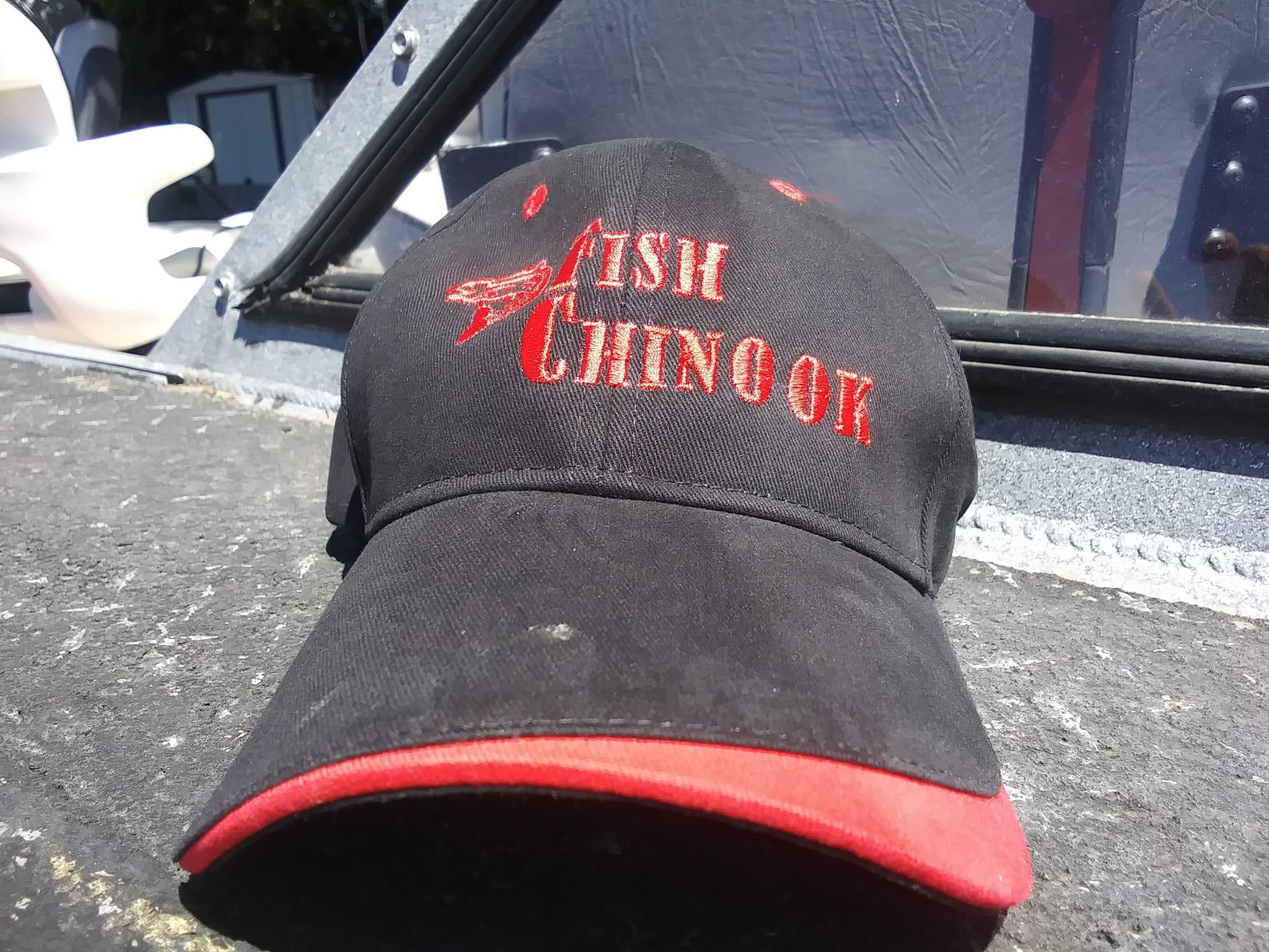 FishChinook Baseball Hat - Salmon Fishing Gold Beach, Oregon - Rogue River  